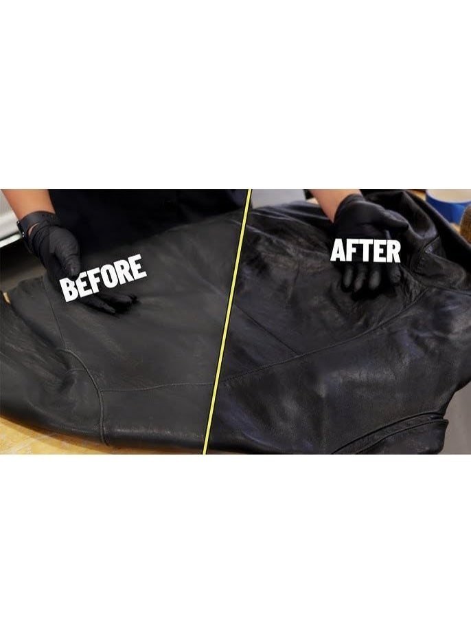 مناديل تنظيف الجلد، 80 منديل، تحافظ على نظافته وصحته، سهلة الاستخدام، تنظيف لوحة القيادة والمقاعد، سريعة الجفاف، تحمي من التشقق والتلف، مناسبة لأحذية وأثاث السيارات - Image 3